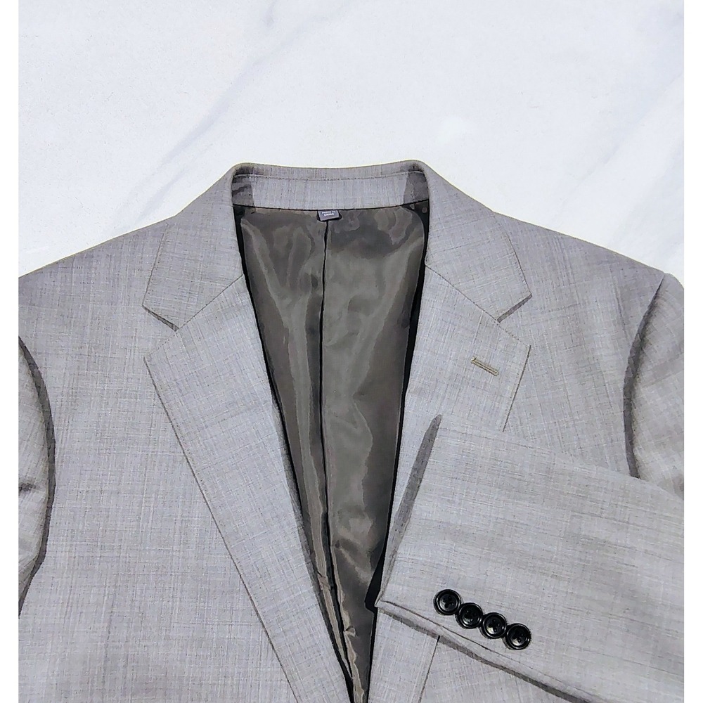 Bonobos Blazer Mens 38S Gray Wool Blend SLIM Fit Jacket Sport Coat - Picture 2 of 14